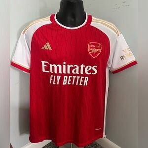 adidas Arsenal Red and White Home Jersey